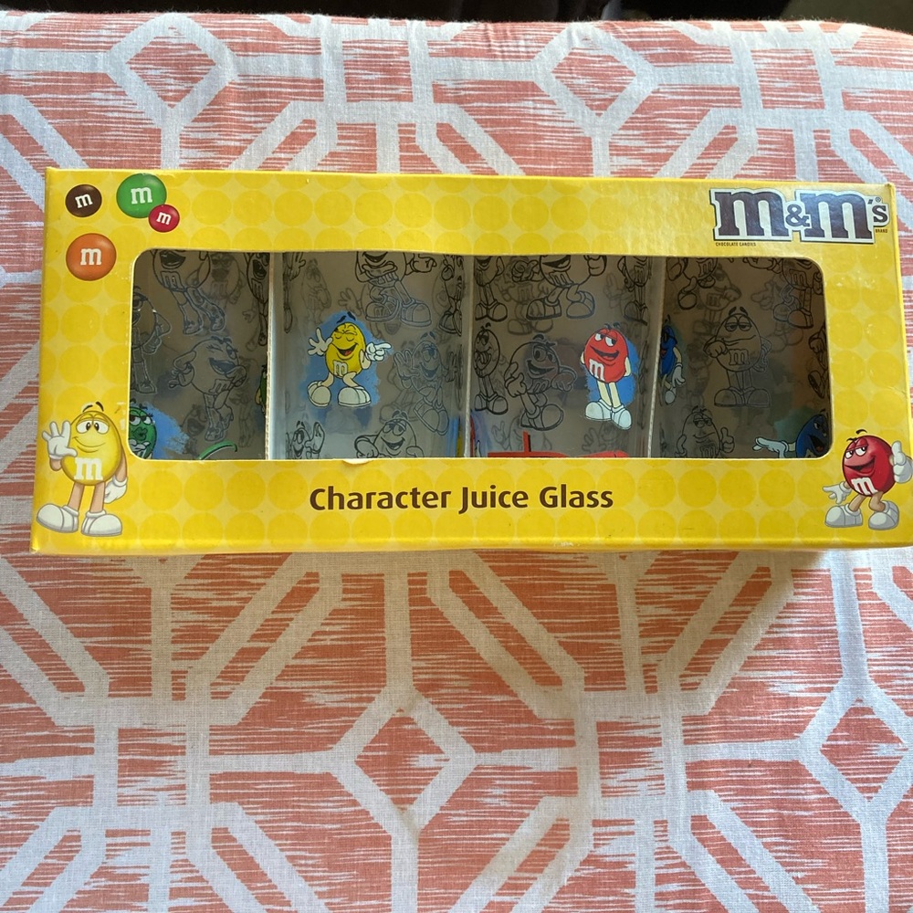 M&Ms Character Juice Glasses
